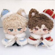 ぬい服 10cm 11cm 12cm おしゃれな王様風の王冠&マントの全身コーデ ぬいふく 着ぐるみ お洋服 全身セッ…