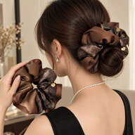 ヘアゴム シュシュ レディース 大容量 髪飾り かっこいい おしゃれ 上品 アレンジ 簡単 まとめ髪 ヘアア…