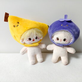 10cm ミニぬいぐるみ用 コスチュームセット ポリエステル カジュアルスーツ 服ズボン靴ネクタイ帽子 ファスナー付き おしゃれ キッズ 人形服 韓国ファッション
