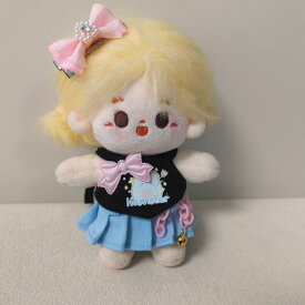 10cmぬいぐるみ用 コスチュームセット ポリエステル シンプル ミニ洋服 韓国ファッション アイドル衣装 洋服/ズボン/靴/ネクタイ/帽子/スーツ 人形 服 10cm ぬいぐるみ 服セット