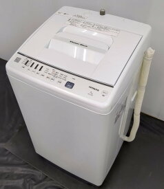 【京都市内送料無料】HITACHI 日立 全自動洗濯機 7kg洗 NW-Z70E7 (KW) 2020年製 インバーター搭載/ファミリー用大型洗濯機【中古家電】