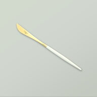 【白/金】 クチポール ゴア GOA ホワイト／ゴールド デザートナイフ 200mm GO06WGB カトラリー Cutipol …
