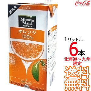 �y�������� �k�C�������B����z �~�j�b�c���C�h �I�����W 100% 1L ���p�b�N × 6�{ �i1�P�[�X�j �I�����W�W���[�X �Ɩ��p 1000ml �Z�k�ʏ`�Ҍ� �R�J�E�R�[�� Coca Cola