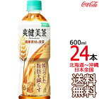 【日本全国 送料無料】爽健美茶 健康素材の麦茶 600ml × 24本 （1ケース） 機能性表示食品 Coca Cola メーカー直送 コーラ直送