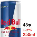 【送料無料 北海道〜九州限定】 レッドブル エナジードリンク 250ml ロング缶 × 48本 （24本×2ケース） Red Bull 【同梱不可】【返品不可】