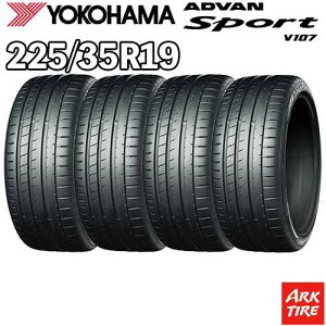 �y�^�C�������\�z4�{�Z�b�g 19�C���` 225/35R19 88Y XL YOKOHAMA �A�h�o���X�|�[�c V107 �T�}�[ �^�C���P�i4�{���i