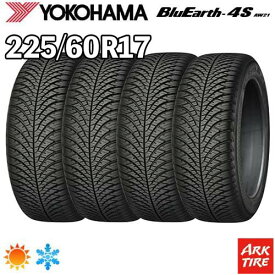 【タイヤ交換可能】2024年製 特価 4本セット 17インチ 225/60R17 103V XL YOKOHAMA ヨコハマ BluEarth ブルーアース 4S AW21 オールシーズン オールシーズン タイヤ単品4本価格