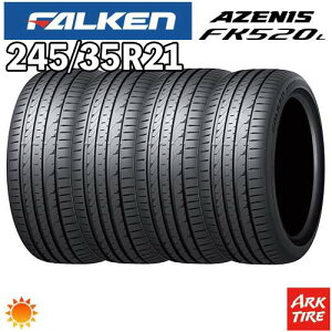 �y�^�C�������\�z2024�N�� ���� 4�{�Z�b�g 21�C���` 245/35R21 96Y XL FALKEN �t�@���P�� AZENIS �A�[�j�X FK520L FK-520L �T�}�[ �^�C���P�i4�{���i