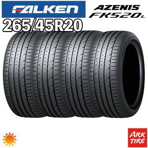 �y�^�C�������\�z2024�N�� ���� 4�{�Z�b�g 20�C���` 265/45R20 108Y XL FALKEN �t�@���P�� AZENIS �A�[�j�X FK520L FK-520L �T�}�[ �^�C���P�i4�{���i
