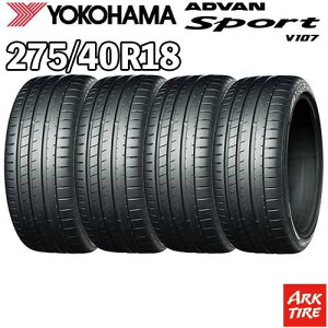 �y�^�C�������\�z4�{�Z�b�g 18�C���` 275/40R18 103Y XL YOKOHAMA �A�h�o���X�|�[�c V107 �T�}�[ �^�C���P�i4�{���i