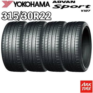 �y�^�C�������\�z4�{�Z�b�g 22�C���` 315/30R22 107Y XL YOKOHAMA �A�h�o���X�|�[�c V107 �T�}�[ �^�C���P�i4�{���i
