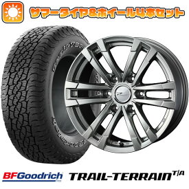 【取付対象】265/65R17 夏タイヤ ホイール4本セット BFグッドリッチ トレールテレーンT/A ORWL (6/139車用) WEDS プロディータ プロディータ HC2 メタリックシルバー 17インチ【送料無料】