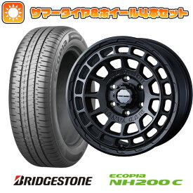 【取付対象】 155/65R14 夏タイヤ ホイール4本セット BRIDGESTONE エコピア NH200 C (軽自動車用) ウェッズ ウェッズアドベンチャー マッドヴァンス X タイプF 14インチ【送料無料】