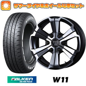 エントリーしてポイント7倍![5/23 20:00-5/27 01:59] 【取付対象】215/65R16 夏タイヤ ホイール4本セット ハイエース200系 FALKEN W11 109/107N CRIMSON バルベロ アーバングランデ 16インチ【送料無料】