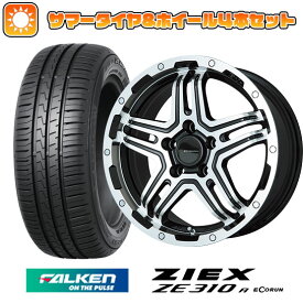 【取付対象】215/60R17 夏タイヤ ホイール4本セット FALKEN ジークス ZE310R エコラン（限定） (5/114車用) PREMIX グラバス-J2(ブラックポリッシュ) 17インチ【送料無料】