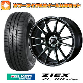 【取付対象】215/60R17 夏タイヤ ホイール4本セット (5/114車用) FALKEN ジークス ZE310R エコラン(限定) ウェッズ ウェッズスポーツ SA-62R 17インチ【送料無料】