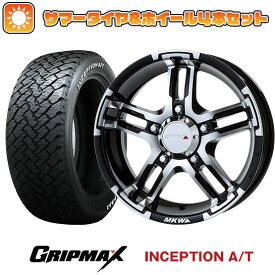 【取付対象】225/70R16 夏タイヤ ホイール4本セット ジムニーシエラ GRIPMAX インセプション A/T RWL(限定) トライスター MKW MK-55J 16インチ【送料無料】