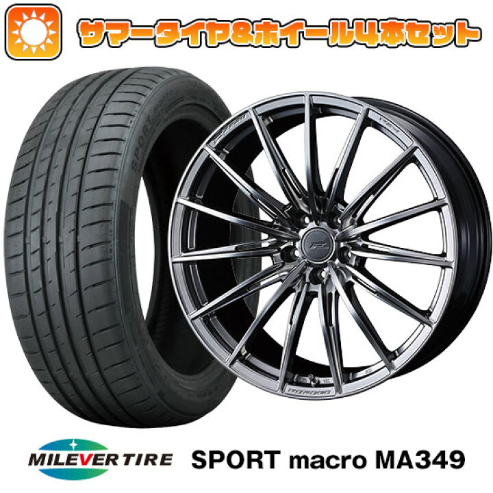 楽天市場】【取付対象】215/35R19 夏タイヤ ホイール4本セット MILEVER 