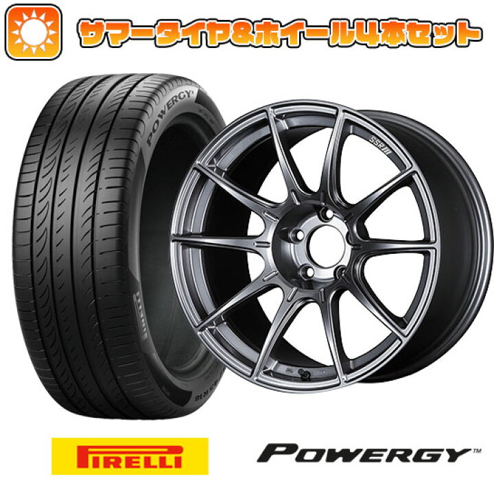 SSR ホイールタイヤ4本 GTX01 18インチ7.5j 215/45/18（アウトレット品 