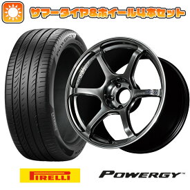 【取付対象】225/40R18 夏タイヤ ホイール4本セット PIRELLI パワジー (5/114車用) YOKOHAMA アドバンレーシング RG4 18インチ【送料無料】