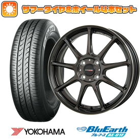 【取付対象】185/55R16 夏タイヤ ホイール4本セット YOKOHAMA ブルーアース AE-01F (4/100車用) HOT STUFF クロススピード ハイパーエディションRS9 16インチ【送料無料】