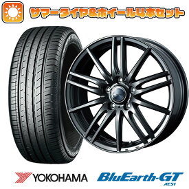 【取付対象】195/65R15 夏タイヤ ホイール4本セット YOKOHAMA ブルーアース GT AE51 (5/114車用) WEDS ザミック ティート 15インチ【送料無料】