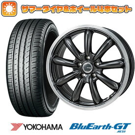 エントリーしてタイヤ交換チケット同時購入でポイント10倍![4/24 20:00-4/27 09:59] 【取付対象】185/60R15 夏タイヤ ホイール4本セット シエンタ 5穴/100 YOKOHAMA ブルーアース GT AE51 MONZA JPスタイル バーニー 15インチ【送料無料】