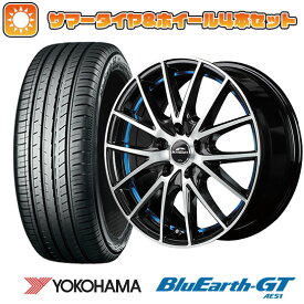 エントリーしてタイヤ交換チケット同時購入でポイント10倍![6/4 20:00-6/11 01:59]【取付対象】195/60R17 夏タイヤ ホイール4本セット 60系プリウス YOKOHAMA ブルーアース GT AE51 MID シュナイダー RX27 17インチ【送料無料】