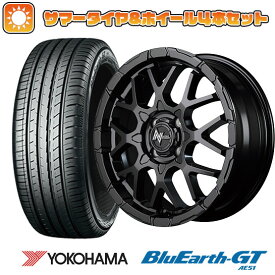 【取付対象】195/50R16 夏タイヤ ホイール4本セット YOKOHAMA ブルーアース GT AE51 (4/100車用) MID ナイトロパワー M28　バレットKC 16インチ【送料無料】