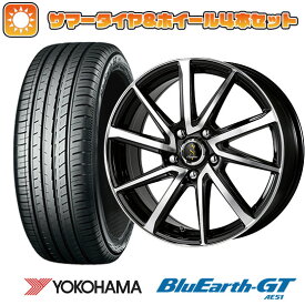 【取付対象】215/60R16 夏タイヤ ホイール4本セット YOKOHAMA ブルーアース GT AE51 (5/114車用) WORK セプティモGO1プラス 16インチ【送料無料】