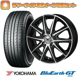 【取付対象】185/65R15 夏タイヤ ホイール4本セット YOKOHAMA ブルーアース GT AE51 (4/100車用) MONZA JPスタイル MJ01 15インチ【送料無料】