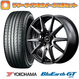 エントリーしてタイヤ交換チケット同時購入でポイント10倍![6/4 20:00-6/11 01:59]【取付対象】195/60R17 夏タイヤ ホイール4本セット 60系プリウス YOKOHAMA ブルーアース GT AE51 MID シュナイダー SLS 17インチ【送料無料】