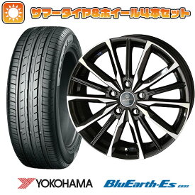 【取付対象】215/45R17 夏タイヤ ホイール4本セット YOKOHAMA ブルーアース ES32 (5/114車用) KYOHO スマック プライム ヴァルキリー 17インチ【送料無料】