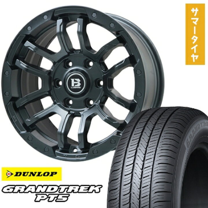 楽天市場】【取付対象】265/60R18 夏タイヤ ホイール4本セット DUNLOP 
