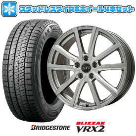 【取付対象】215/60R16 スタッドレスタイヤ ホイール4本セット BRIDGESTONE ブリザック VRX2 (5/114車用) BRANDLE N52 16インチ【送料無料】