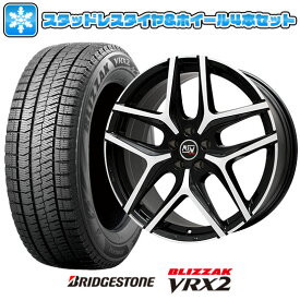 【取付対象】225/45R18 スタッドレスタイヤ ホイール4本セット 輸入車用 BMW 4シリーズ（G22/G23） BRIDGESTONE ブリザック VRX2 MSW by OZ Racing MSW 40(グロスブラックフルポリッシュ) 18インチ【送料無料】