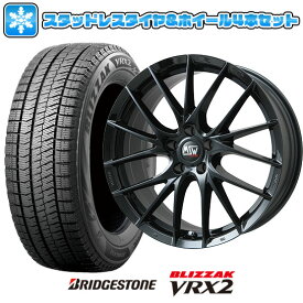 【取付対象】235/50R18 スタッドレスタイヤ ホイール4本セット 輸入車用 ボルボ（V60 クロスカントリー 2015-19） BRIDGESTONE ブリザック VRX2 MSW by OZ Racing MSW 29(グロスブラック) 18インチ【送料無料】