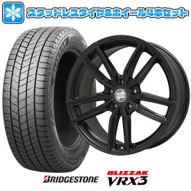 【取付対象】245/45R19 スタッドレスタイヤ ホイール4本セット 輸入車用 BMW 7シリーズ（G11/G12） BRIDGESTONE ブリザック VRX3 KELLENERS ケレナーズJr GF5(マットブラック) 19インチ【送料無料】