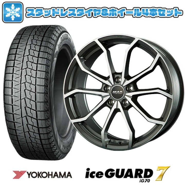 楽天市場】【取付対象】245/45R19 スタッドレスタイヤ ホイール4本 