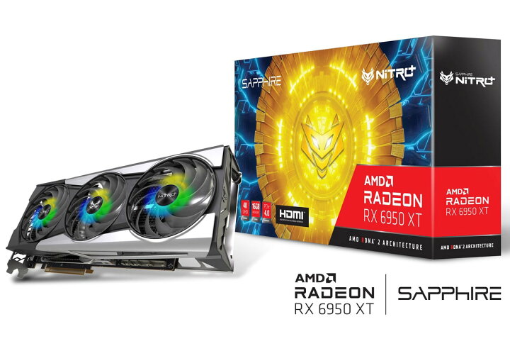 楽天市場】SAPPHIRE NITRO+ Radeon RX 6950 XT GAMING OC 16G GDDR6 