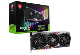 MSI GeForce RTX 4070 GAMING X TRIO 12G 正規代理店保証付 vd8469