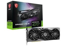 MSI GeForce RTX 4070 Ti GAMING X SLIM 12G 正規代理店保証付 vd8659