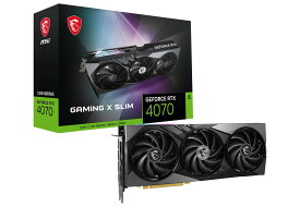 MSI GeForce RTX 4070 GAMING X SLIM 12G 正規代理店保証付 vd8663