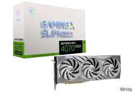 MSI GeForce RTX 4070 SUPER 12G GAMING X SLIM WHITE ホワイト 正規代理店保証付 vd8731