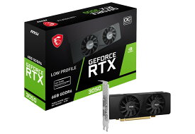 MSI GeForce RTX 3050 LP 6G OC 正規代理店保証付 vd8790
