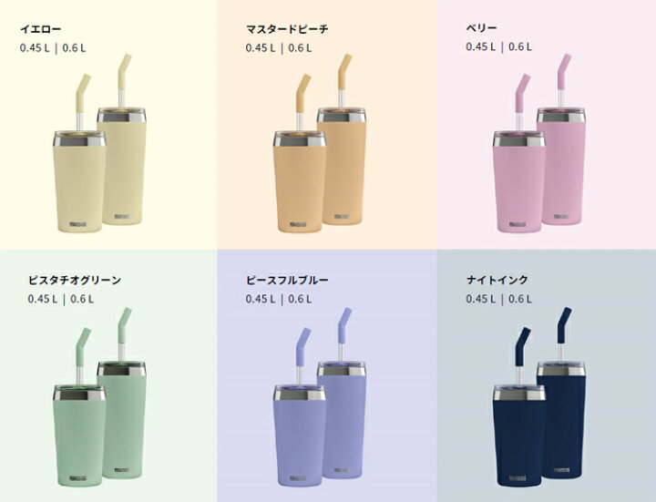 楽天市場】SIGG シグ 保温 保冷 ステンレスボトル ガラスストロー付き 