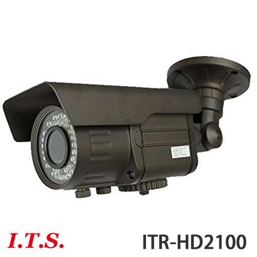 SDカードレコーダー(フルHD)搭載 防雨型赤外線LED付 バリフォーカルレンズ搭載 HD-SDI防犯カメラ ITR-HD2100 後継機種「ITR-HD2200」