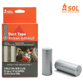 エスオーエル(SOL)　ダクトテープ Duct Tape 多用途に使える丈夫な粘着テープ　登山・アウトドア・非常 防災グッズ【ゆうパケット便送料無料(4個まで)】