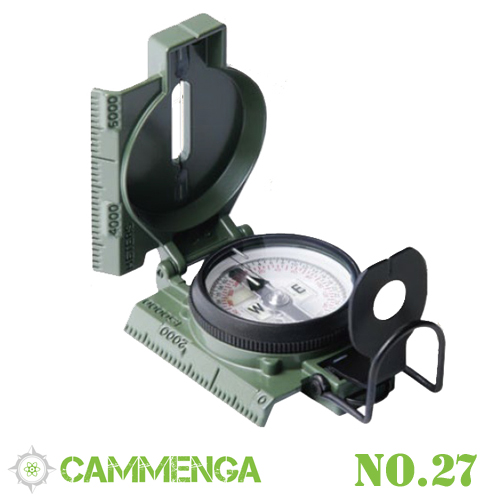 CAMMENGA カメンガ 軍用 方位磁針 レンザティックコンパス コンパスUSドライ 蓄光タイプ 600010 モデル No.27
