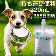 ペット用水素水 猫 犬 ペット ミネラルゼロ pH6.5 中性 下部尿路ケア ペットの水素水 220mL(10本/21本/33…